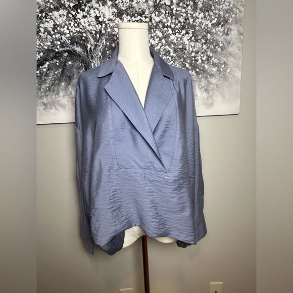 Anthropologie The Dylan long sleeve wide placket blouse boho dusty size S NWT - Picture 6 of 16